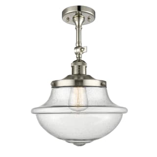 A thumbnail of the Innovations Lighting 201F Large Oxford Polished Nickel / Seedy