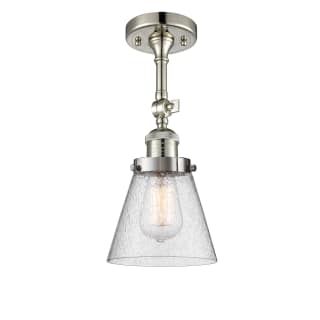 A thumbnail of the Innovations Lighting 201F Small Cone Polished Nickel / Seedy