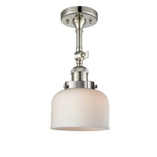 A thumbnail of the Innovations Lighting 201F Large Bell Polished Nickel / Matte White Cased