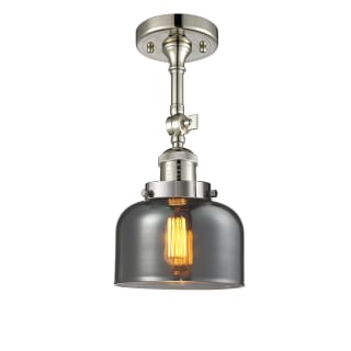 A thumbnail of the Innovations Lighting 201F Large Bell Polished Nickel / Smoked