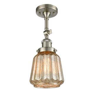 A thumbnail of the Innovations Lighting 201F Chatham Brushed Satin Nickel / Mercury Fluted