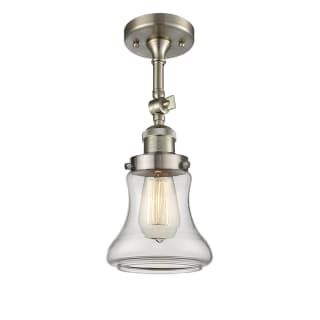 A thumbnail of the Innovations Lighting 201F Bellmont Brushed Satin Nickel / Clear