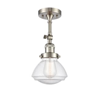 A thumbnail of the Innovations Lighting 201F Olean Brushed Satin Nickel / Seedy