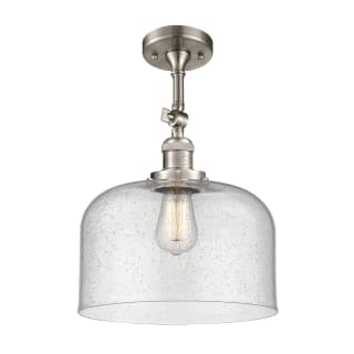 A thumbnail of the Innovations Lighting 201F X-Large Bell Brushed Satin Nickel / Seedy