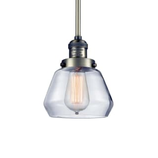 A thumbnail of the Innovations Lighting 201S Fulton Antique Brass / Clear