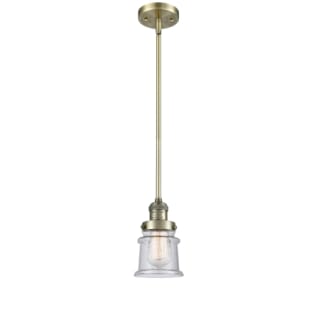 A thumbnail of the Innovations Lighting 201S Small Canton Antique Brass / Seedy
