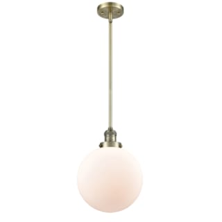 A thumbnail of the Innovations Lighting 201S X-Large Beacon Antique Brass / Matte White