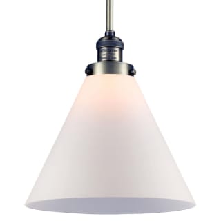 A thumbnail of the Innovations Lighting 201S X-Large Cone Antique Brass / Matte White Cased