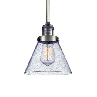 A thumbnail of the Innovations Lighting 201S Large Cone Antique Brass / Seedy