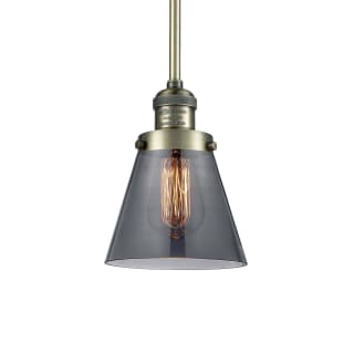 A thumbnail of the Innovations Lighting 201S Small Cone Antique Brass / Smoked