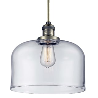 A thumbnail of the Innovations Lighting 201S X-Large Bell Antique Brass / Clear