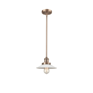 A thumbnail of the Innovations Lighting 201S Halophane Antique Copper / Matte White Halophane