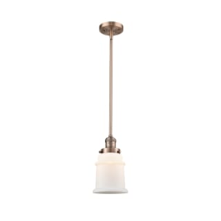 A thumbnail of the Innovations Lighting 201S Canton Antique Copper / Matte White