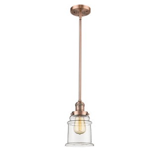 A thumbnail of the Innovations Lighting 201S Canton Antique Copper / Clear