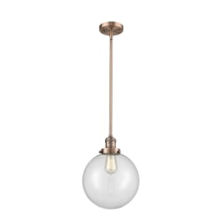 A thumbnail of the Innovations Lighting 201S X-Large Beacon Antique Copper / Clear