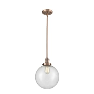 A thumbnail of the Innovations Lighting 201S X-Large Beacon Antique Copper / Seedy