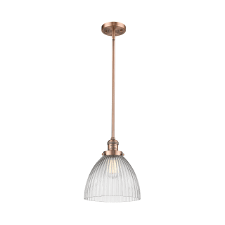 A thumbnail of the Innovations Lighting 201S Pendleton Antique Copper / Halophane
