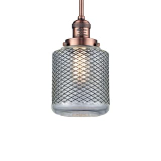 A thumbnail of the Innovations Lighting 201S Stanton Antique Copper / Vintage Wire Mesh