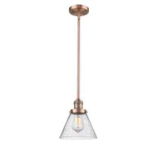 A thumbnail of the Innovations Lighting 201S Large Cone Antique Copper / Seedy