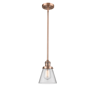 A thumbnail of the Innovations Lighting 201S Small Cone Antique Copper / Clear