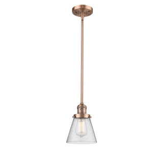 A thumbnail of the Innovations Lighting 201S Small Cone Antique Copper / Seedy