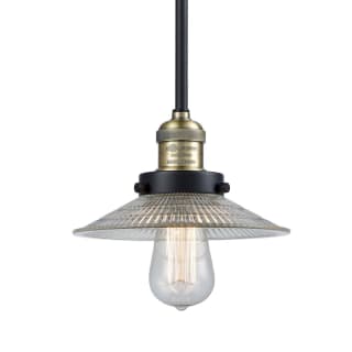 A thumbnail of the Innovations Lighting 201S Halophane Black / Antique Brass / Flat