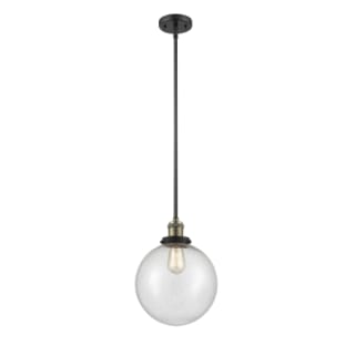 A thumbnail of the Innovations Lighting 201S X-Large Beacon Black Antique Brass / Seedy