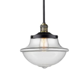 A thumbnail of the Innovations Lighting 201S Oxford Schoolhouse Black / Antique Brass / Clear