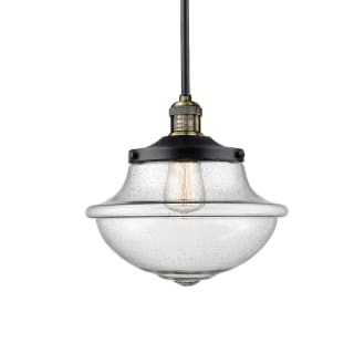 A thumbnail of the Innovations Lighting 201S Oxford Schoolhouse Black / Antique Brass / Seedy