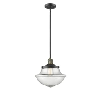 A thumbnail of the Innovations Lighting 201S Large Oxford Black Antique Brass / Seedy