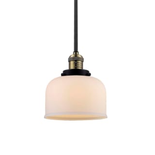 A thumbnail of the Innovations Lighting 201S Large Bell Black / Antique Brass / Matte White Cased
