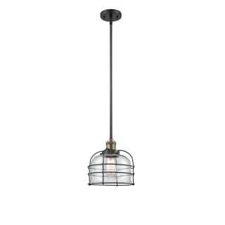A thumbnail of the Innovations Lighting 201S Large Bell Cage Black Antique Brass / Clear