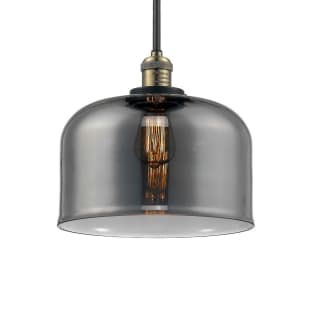 A thumbnail of the Innovations Lighting 201S X-Large Bell Black / Antique Brass / Plated Smoked