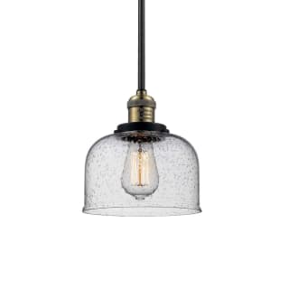 A thumbnail of the Innovations Lighting 201S Large Bell Black / Antique Brass / Seedy