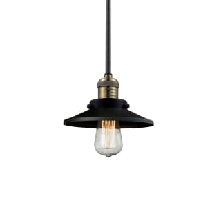 A thumbnail of the Innovations Lighting 201S Railroad Black / Antique Brass / Matte Black