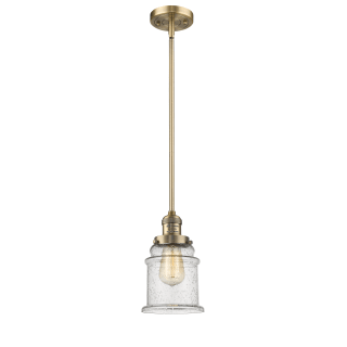 A thumbnail of the Innovations Lighting 201S Canton Brushed Brass / Seedy