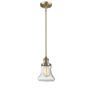 A thumbnail of the Innovations Lighting 201S Bellmont Brushed Brass / Seedy