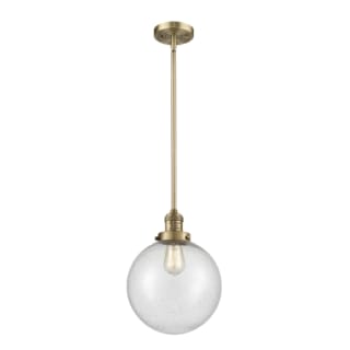 A thumbnail of the Innovations Lighting 201S X-Large Beacon Brushed Brass / Seedy