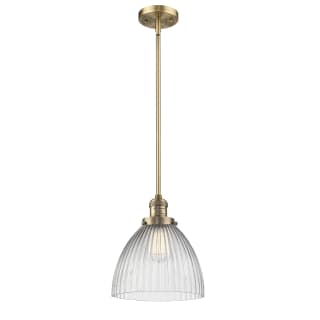 A thumbnail of the Innovations Lighting 201S Pendleton Brushed Brass / Halophane
