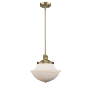 A thumbnail of the Innovations Lighting 201S Large Oxford Brushed Brass / Matte White