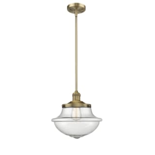 A thumbnail of the Innovations Lighting 201S Large Oxford Brushed Brass / Seedy