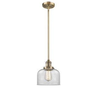 A thumbnail of the Innovations Lighting 201S Large Bell Brushed Brass / Clear
