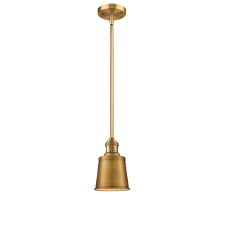 A thumbnail of the Innovations Lighting 201S Addison Brushed Brass / Metal Shade