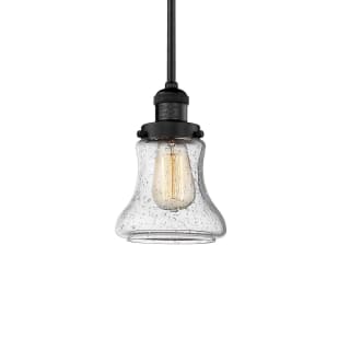 A thumbnail of the Innovations Lighting 201S Bellmont Matte Black / Seedy