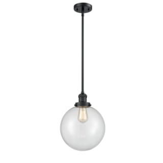 A thumbnail of the Innovations Lighting 201S X-Large Beacon Matte Black / Clear