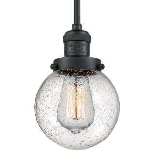 A thumbnail of the Innovations Lighting 201S-6 Beacon Matte Black / Seedy