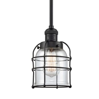 A thumbnail of the Innovations Lighting 201S Small Bell Cage Matte Black / Clear