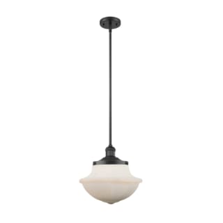 A thumbnail of the Innovations Lighting 201S Large Oxford Matte Black / Matte White