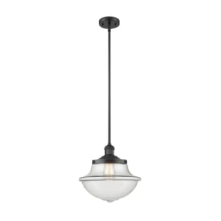 A thumbnail of the Innovations Lighting 201S Large Oxford Matte Black / Clear