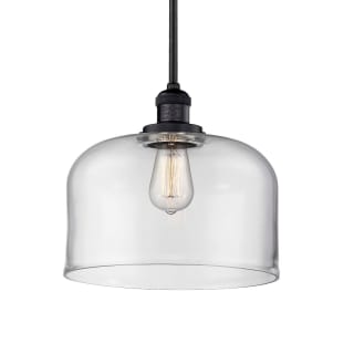 A thumbnail of the Innovations Lighting 201S X-Large Bell Matte Black / Clear